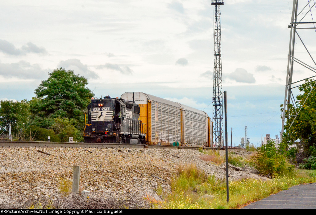 NS GP38-2 High nose Locomotive in the yard